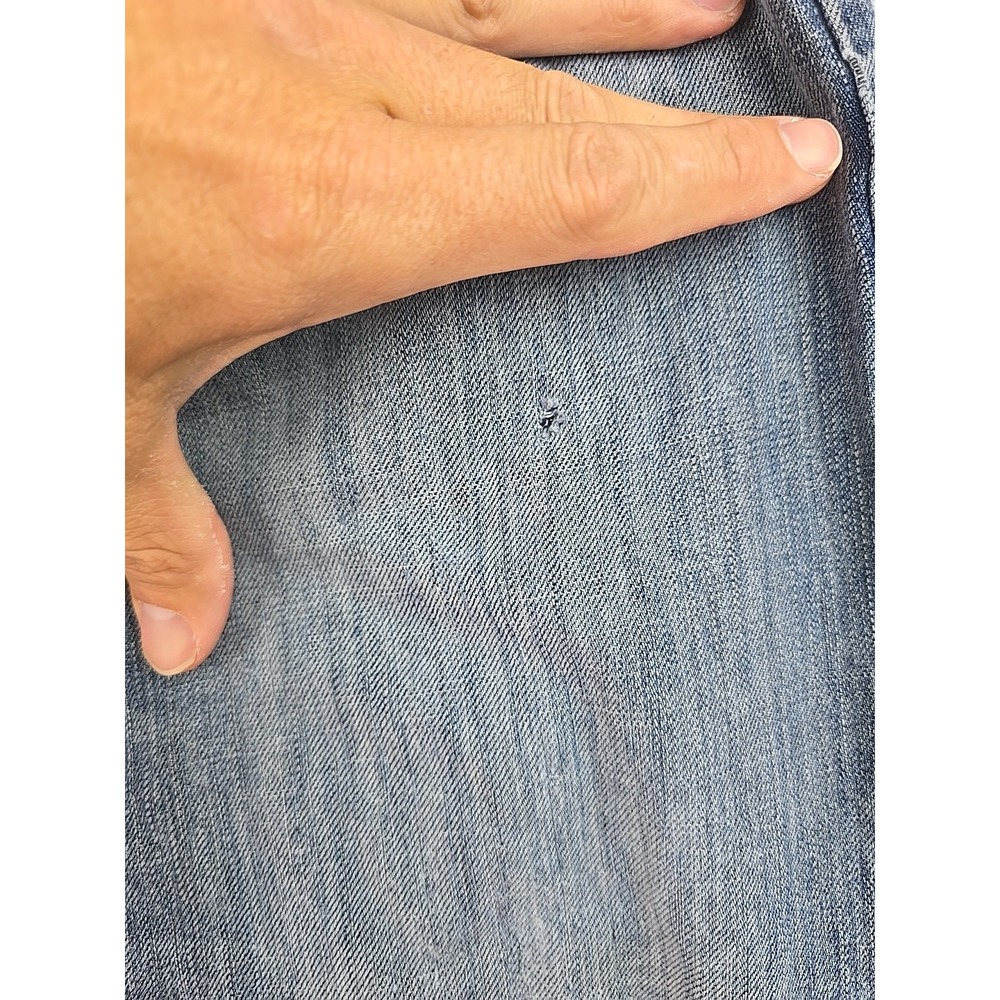 Levi's Silver Tab Jeans Mens Fit 36x27 Blue Distressed True Boot‎ Straight - Picture 9 of 16